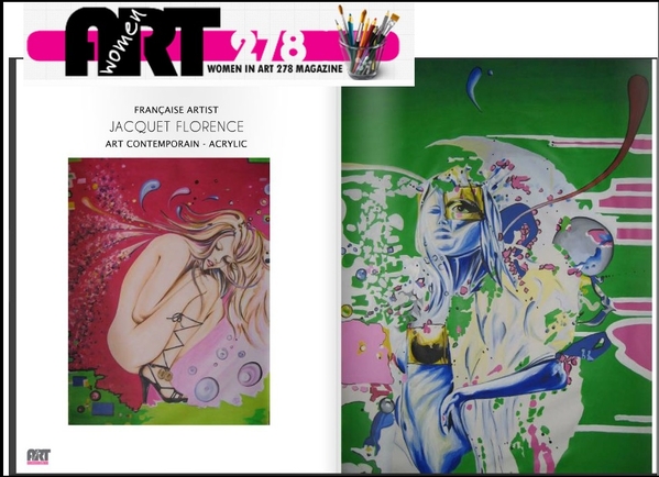 women in art 278 parle de artsflorence florence jacquet dans le magazine de Janvier 2016